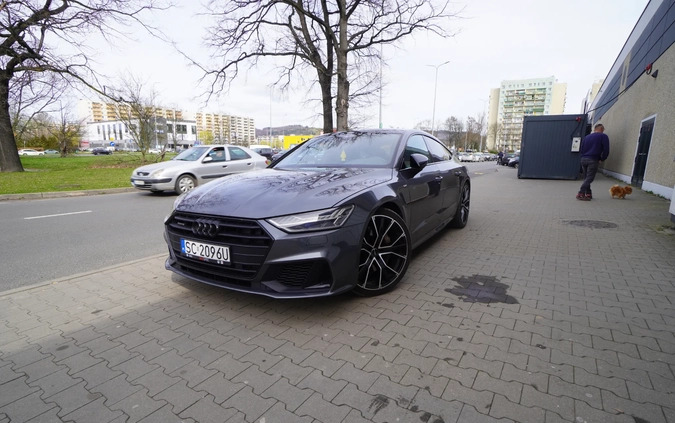 Audi A7 cena 209000 przebieg: 110000, rok produkcji 2018 z Wojnicz małe 211